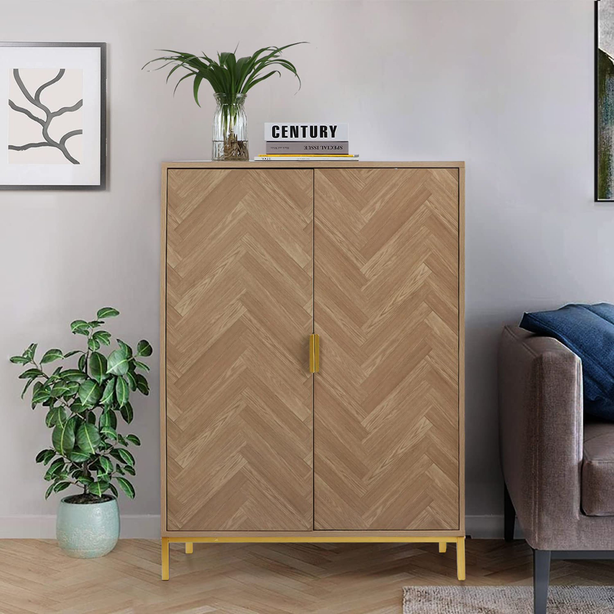 Tall storage cupboard for hallway sales